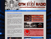 Tablet Screenshot of dtmwickedradio.com